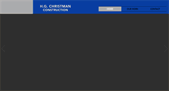 Desktop Screenshot of hgchristmanconstruction.com