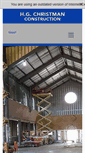 Mobile Screenshot of hgchristmanconstruction.com